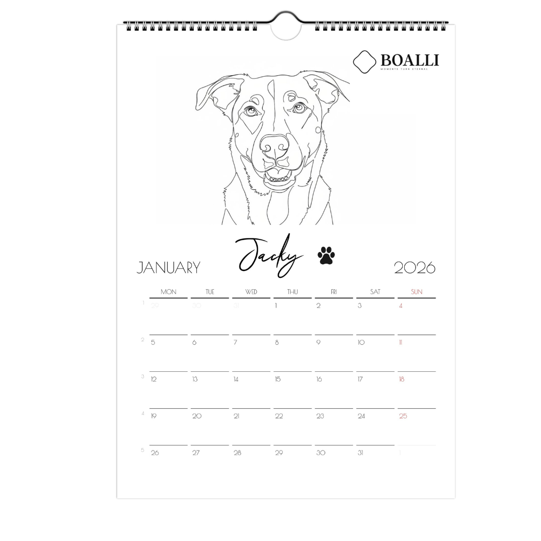 Wall calendars 2026